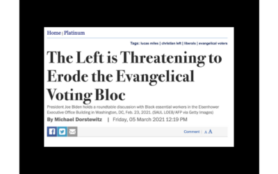 FEATURED ON NEWSMAX | The Left is Threatening to Erode the Evangelical Voting Bloc