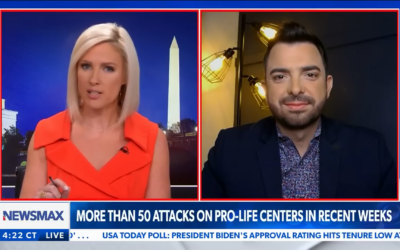 FEATURED ON NEWSMAX | Pastor @lucasmiles comments on the attacks on pro-life centers in recent weeks.