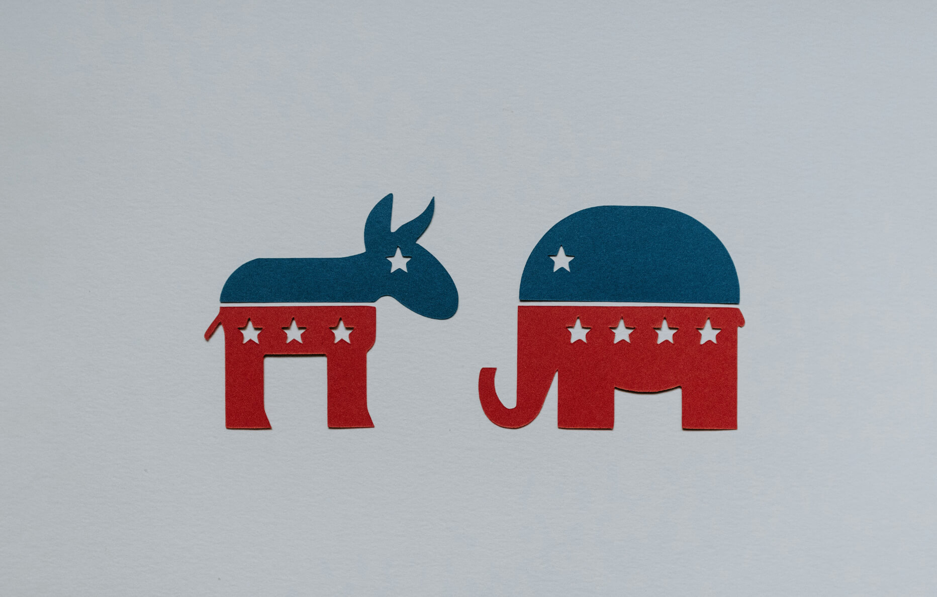 Republican and Democrat symbology